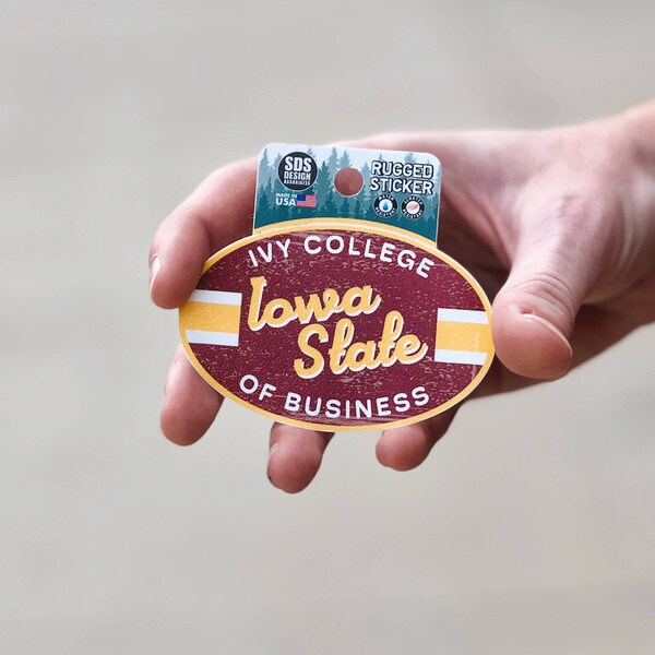 Ivy College of Business Rugged Sticker (2.25" x 3.5")